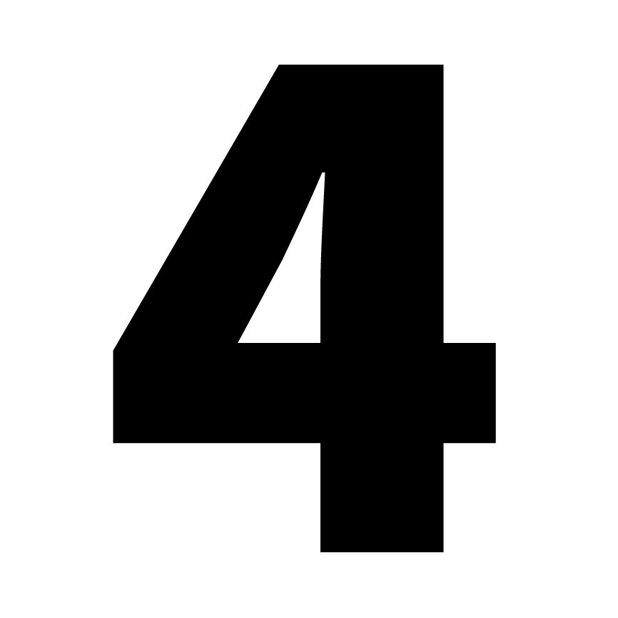 Number Signs (300mm x 300mm)