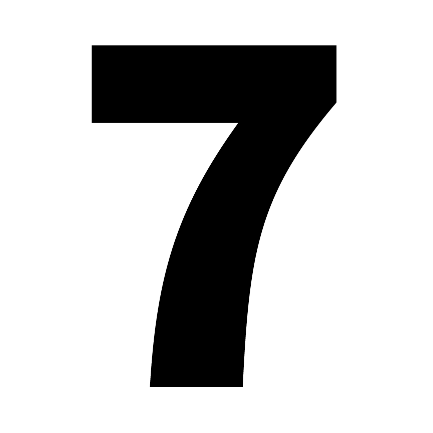 Number Signs (300mm x 300mm)