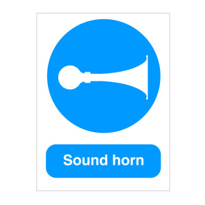 Sound Horn Sign