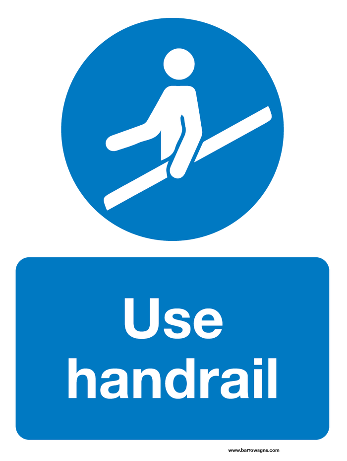 USE HANDRAIL