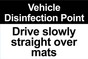 Vehicle Disinfection Point