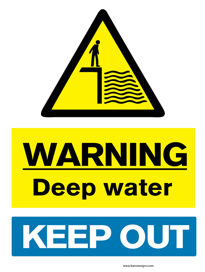 Warning Deep Water Keep Out