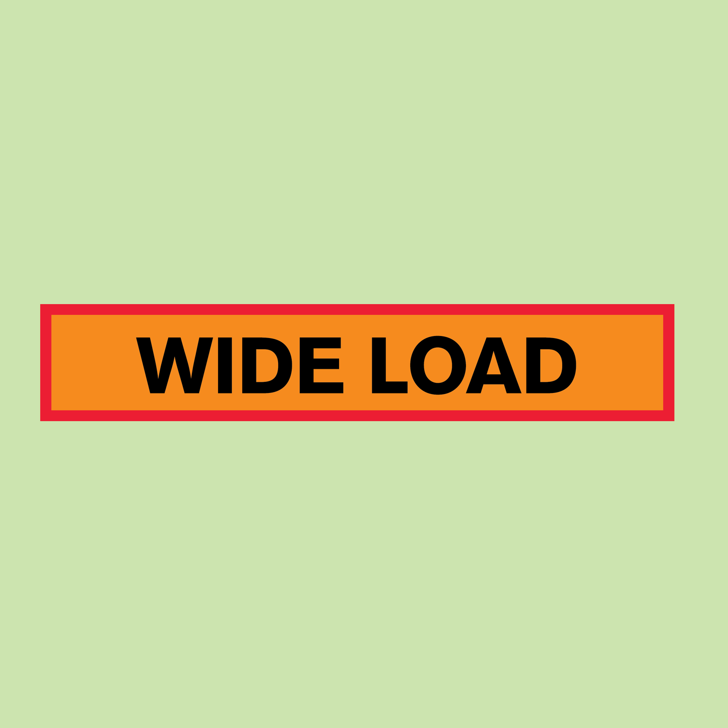 Wide Load Vehicle Marker Board 1260 X 225mm