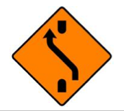 WK 011 Onelane Crossover Sign from barrowsigns.com