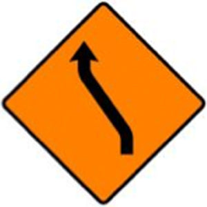 WK 012 Move to Left Sign