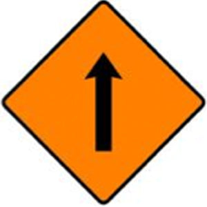  WK 030 Single Lane (for Shuttle Working) from barrowsigns.com