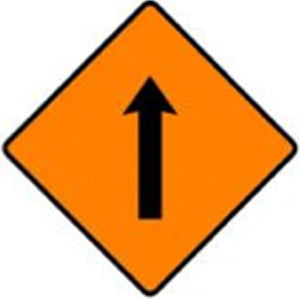 WK 030 Single Lane (for Shuttle Working) Sign