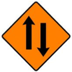 WK 031 Two-way Traffic 1 Sign