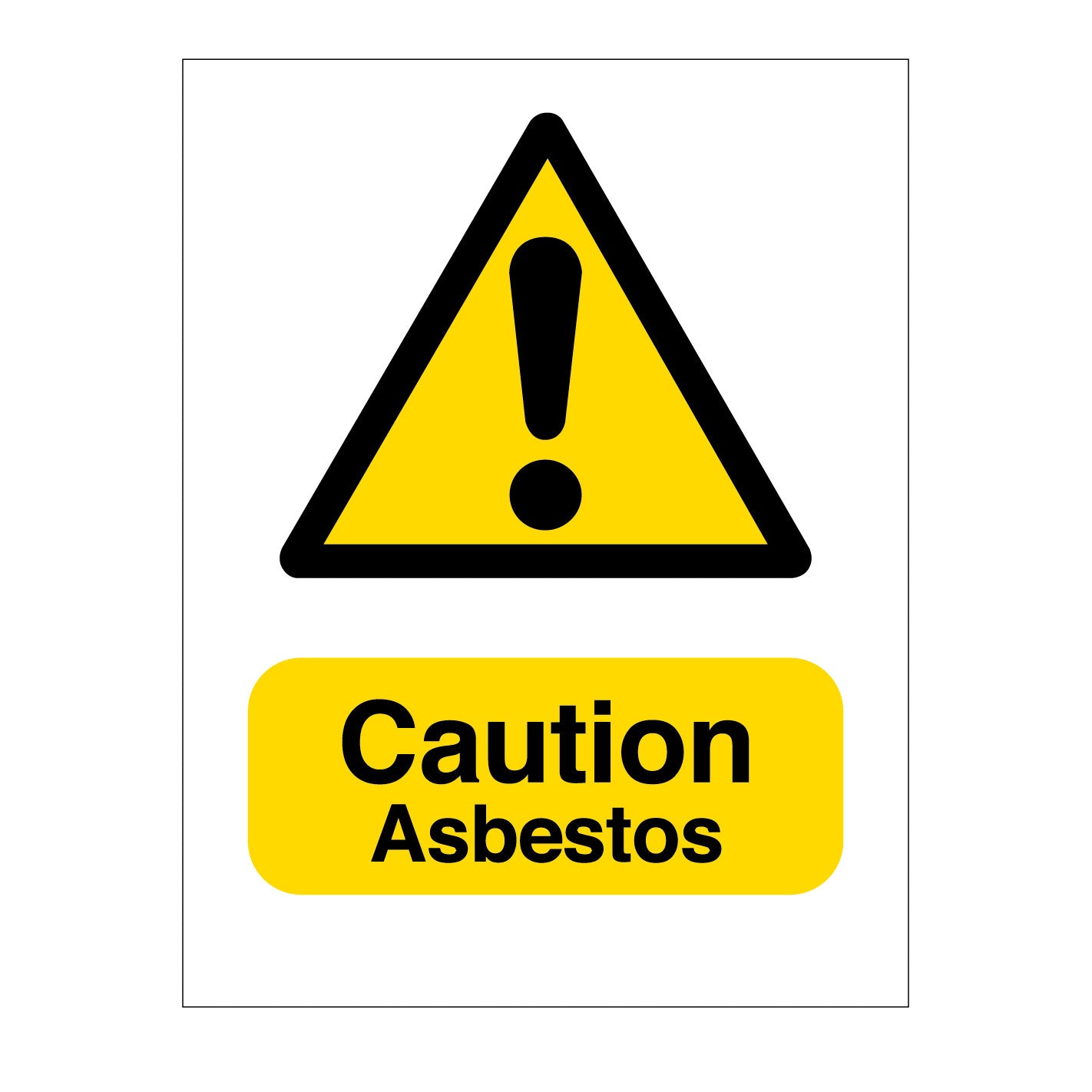 Caution - Asbestos