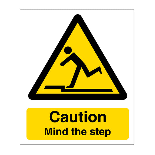 Caution Mind The Step Warning Sign
