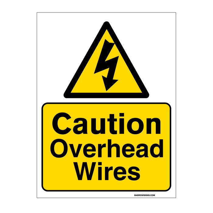 Caution Overhead Wires