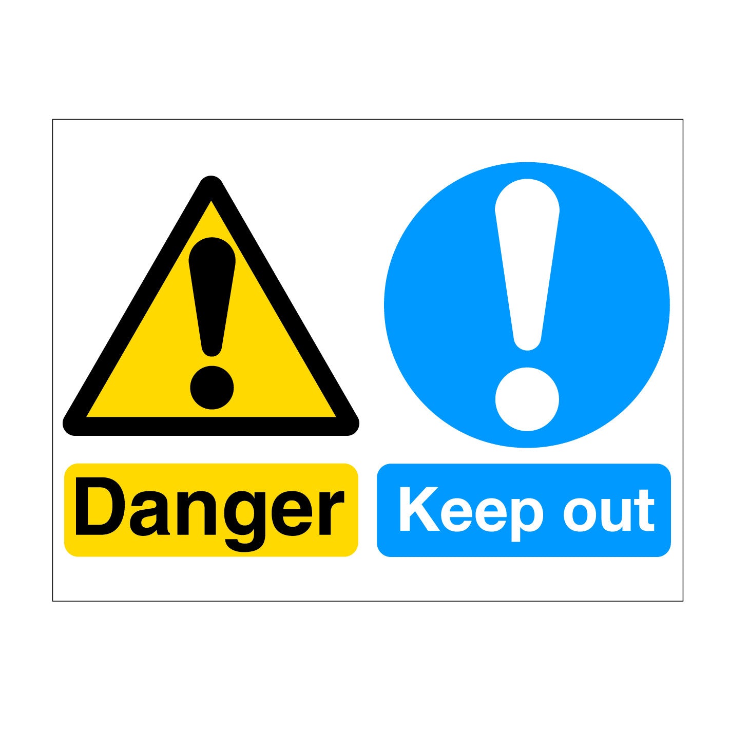 Danger Keep Out Sign – www.signsonline.ie