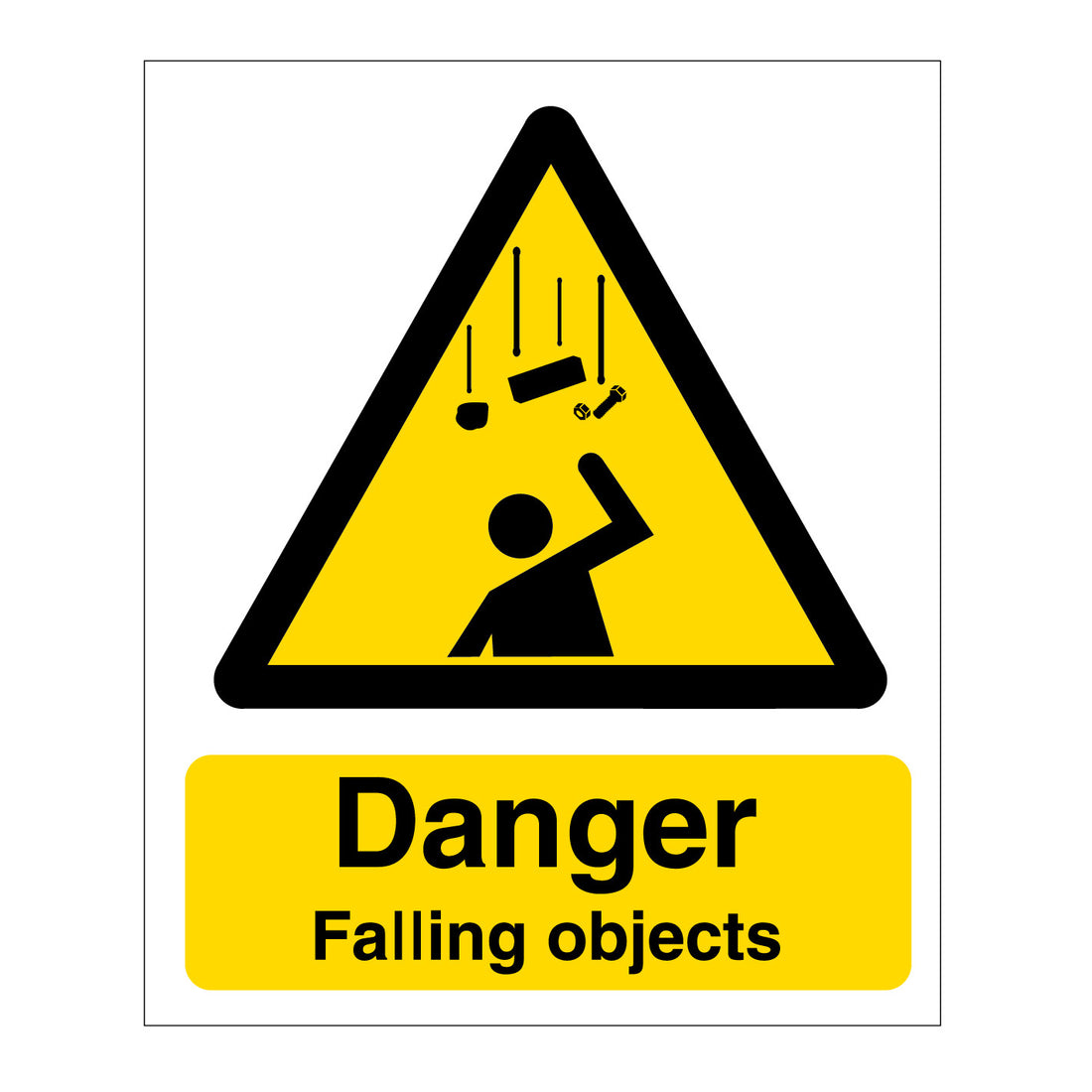 Danger Falling Objects Sign – www.signsonline.ie