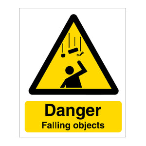 Danger Falling Objects Sign