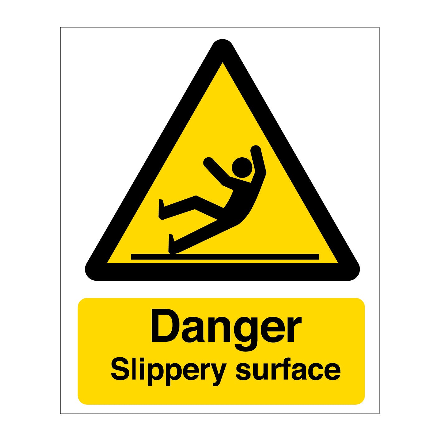 Danger Slippery Surface Sign – www.signsonline.ie