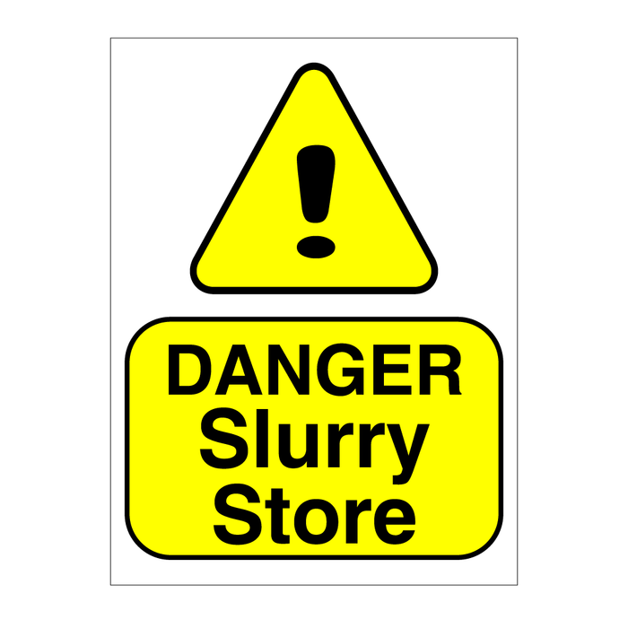 Danger Slurry Store