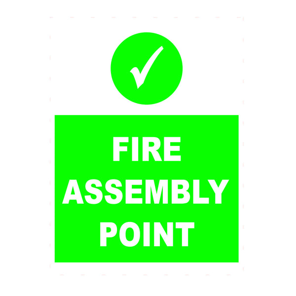 Fire Assembly Point Sign – www.signsonline.ie