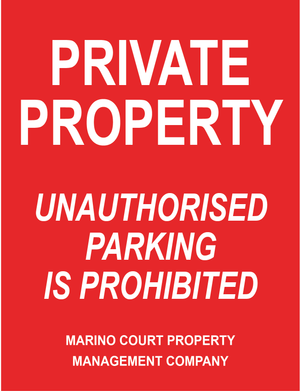 Marino Court Private Property