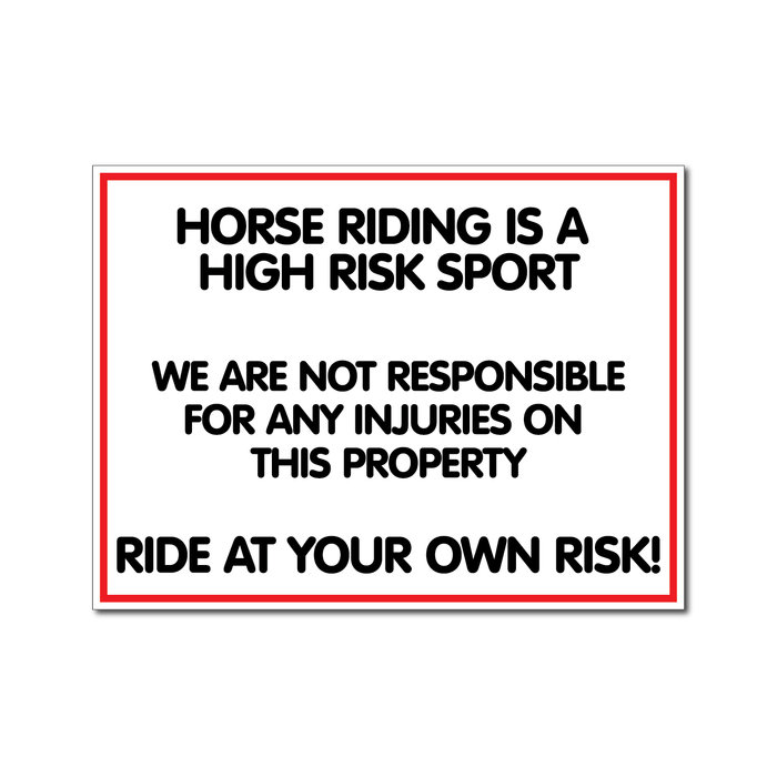 Riding Is A Risk Sport (Short Version)