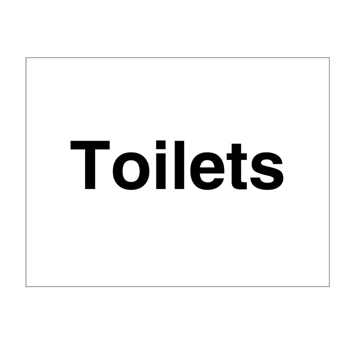 Door Sign Toilets