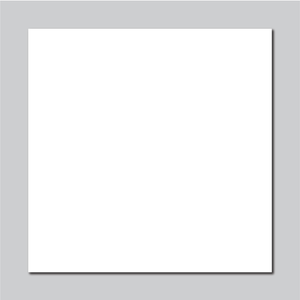 600mm x 600mm Reflective Corriboard Blank